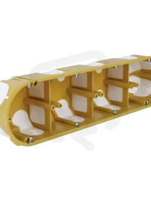 Profesionální KRABICE přístrojová, konfigurace NA, barva OKROVÁ KOPOS KPL 64-50/4LD_NA