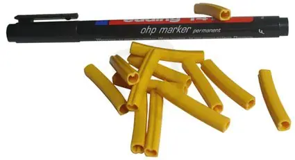 P A 2,5 SET sada200ks návleček délky 35mm pro průřez 1,5-2,5mm2+permanentní pero Cenový Hit