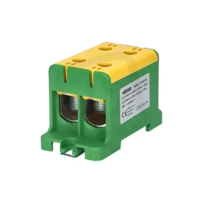 SK0001020-CZ20260306-083528-0-1772757330-132993-elsoos0702899 Zlevněný Svorka univerzální UK 95/2 PE 245A 1P AL/CU krytá zel.-žl. na DIN/panel 1006624