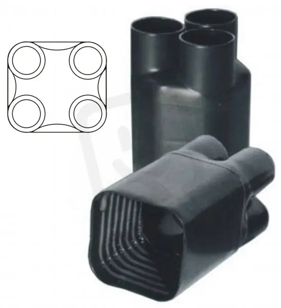 Značkový Smršťovací rozdělovací hlavice pro průřez kabelu 25-95mm2 čtyřžilová (SKR)