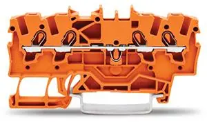 4vodičová průchozí svorka, 1,5mm2, Vhodná pro aplikace Ex e II, oranžová Tovární Cena
