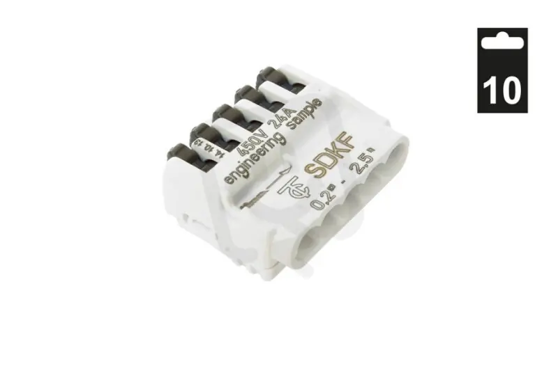 SK0002840-CZ20260306-083528-0-1772757330-571455-elosos1127788 Zlevněný Svorka krabicová páčková SDKF 5/10 univerz. bezšroubová (bílá 10ks) 1077410