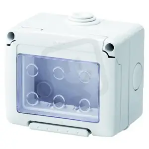 SK0002976-CZ20260306-083528-0-1772757330-398456-elipos0025661 27 COMBI Skříňka 3M, horizontální, IP55, šedá GEWISS GW27043 Top Prodej