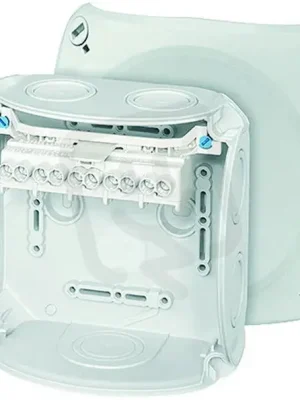 Značkový Kabelova rozvodka 1,5-6 mm2 3f, 10 mm2 1f, 5pol. svorka HENSEL DK 0606 GZ