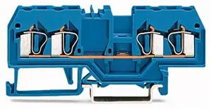 4vodičová průchozí svorka 2,5mm2 Vhodná pro aplikace Ex i modrá WAGO 280-834 Sezónní Sleva