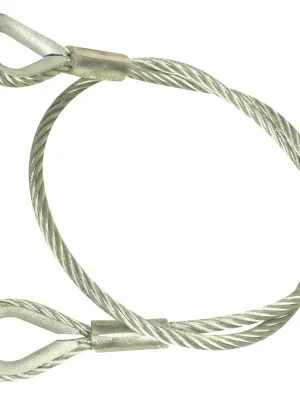 Horká Nabídka Lano pojistné ocelové 8mm, délka 1000mm (pro zajištění nápravy)