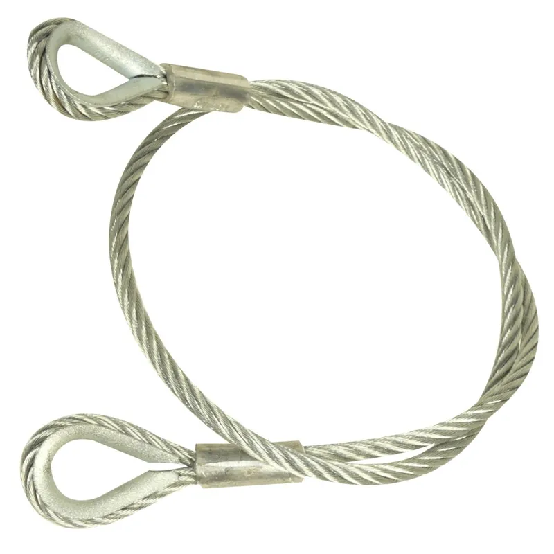 Horká Nabídka Lano pojistné ocelové 8mm, délka 1000mm (pro zajištění nápravy)