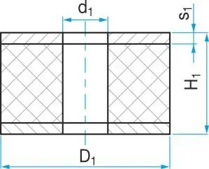 Prémiový silentblok GH 75x25/55
