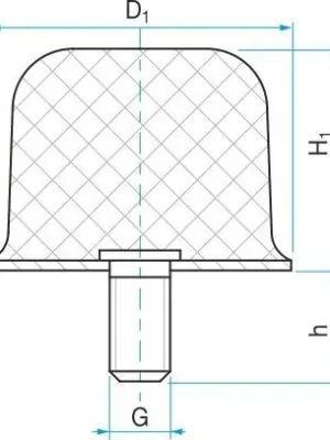 Akční Cena silentblok KE 50/35 - M10/10