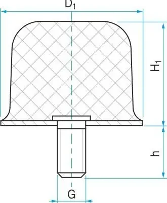 Akční Cena silentblok KE 50/35 - M10/10