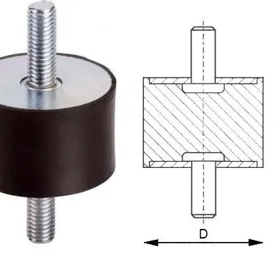 silentblok T1 10x6-M 4/10 Velkoobchod