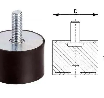 Oblíbený silentblok T2 30x20-M 8/25