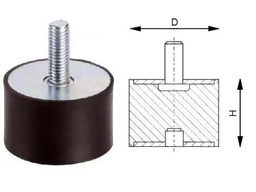 Oblíbený silentblok T2 30x20-M 8/25