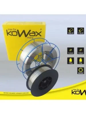 Vysoce Kvalitní KOWAX Svařovací drát MIG 1,0 ER308LSi / cívka 15 kg