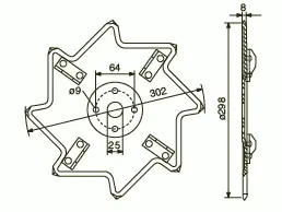 SK0020041-CZ20260306-083332-0-1772757212-size5-17596272473292-175 Zlevněný Nůž řezání levý MEX VI - kukuřice