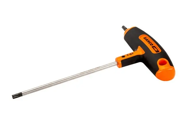 Značkový Šroubovák pro šrouby TORX s rukojetí tvaru T BAHCO 901T-027-150
