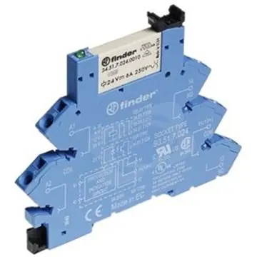 Vazební člen 38.61.7.012.0050 1P/6A, 12V DC, BS, LED+EMC Trendový