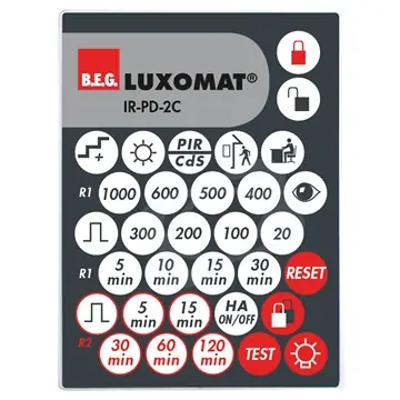 Garance Vrácení Peněz Ovladač dálkový IR-PD-2C LUXOMAT