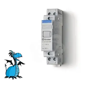 Relé instalační 22.22.9.024.4000 2Z/20A, 24V DC Záruka V Ceně