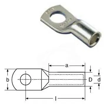 Poslední Šance Oko kabelové lisovací Cu 10xM 5 KU-L
