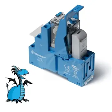 Vazební člen 58.34.9.024.0050 4P/7A, 24V DC, LED+OD+DPP Zlevněný