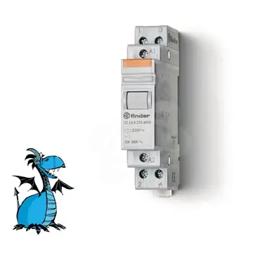 Relé 22.24.8.230.4000 instalační, 2R/20A, 230V AC Doprava Zdarma