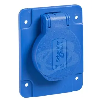 Zásuvka 65x85 16A 250V IP54 modrá Cenová Bomba