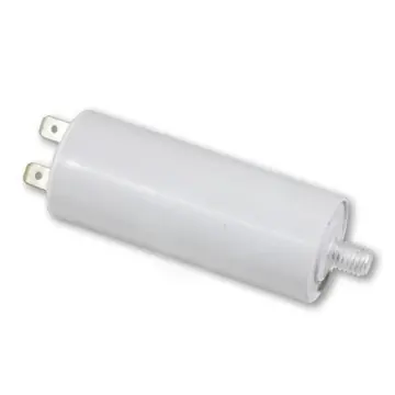 Limitovaná Edice Kondenzátor 10 uF motorový, faston, patní šroub M8, 30x75, plast