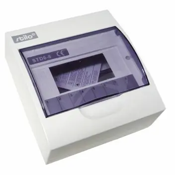 Odeslání Ihned Rozvodnice nástěnná 8M průhledné dveře (1 řada) IP30 STILO