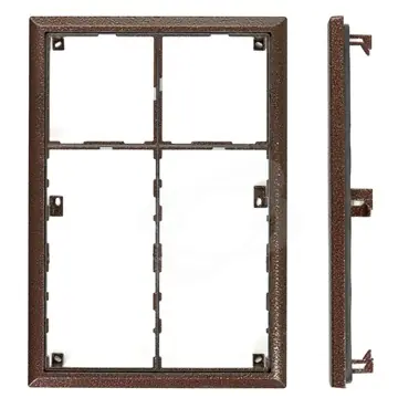 Rám KARAT pro 2 moduly a jmenovník, antika měděná Cenová Bomba