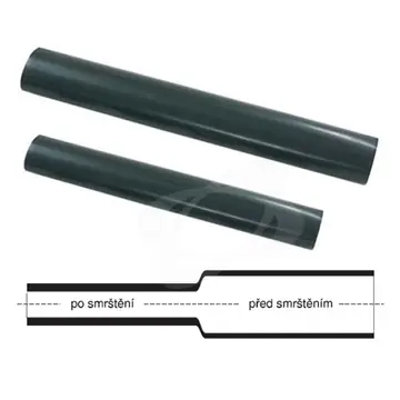 Značkový Trubička smršťovací 28,0/ 8,0x2,0 černá s lepidlem MSRTK 28/6-1000
