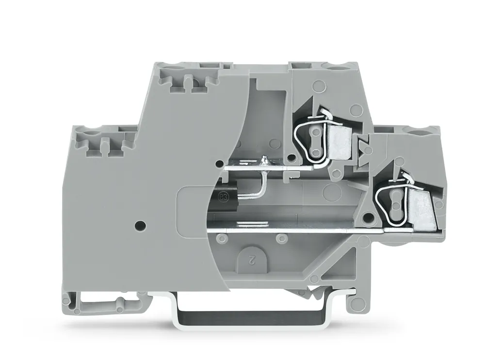 Zlevněný WAGO Svorka 280-944/281-591 pro moduly Dvoupatrová S koncovou bočnicí, šedá