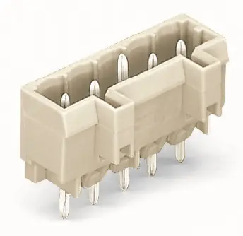 Zlevněný WAGO Konektor 721-141/046-000 s pájecími piny THT Pájecí kontakt 1,0 × 1,0 mm Rovné provedení, šedá