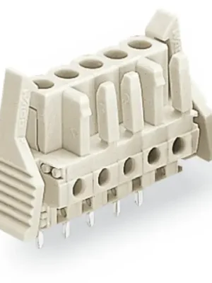 Výprodej WAGO Konektor 722-141/039-000 pružinový THT Rovné provedení Rozteč 5 mm, šedá