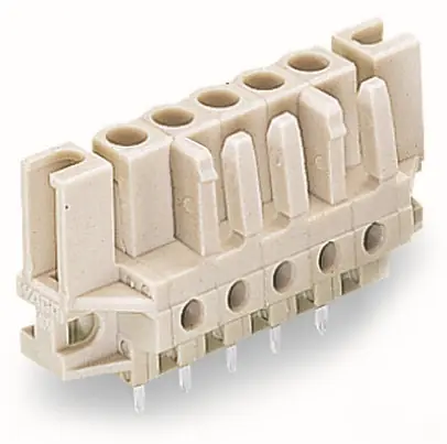 Pouze Dnes WAGO Konektor 722-142/047-000 pružinový THT Rovné provedení Rozteč 5 mm, šedá