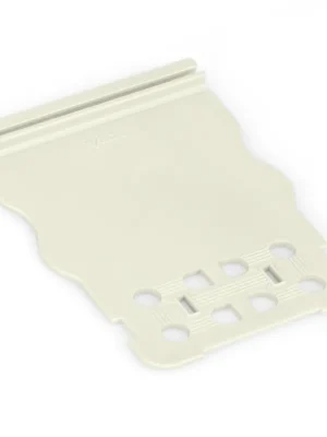 Horká Nabídka WAGO Podložka 831-506  pro odlehčení tahu pro pružinové svorkovnice a konektory s pájecími piny šířka 51 mm, šedá