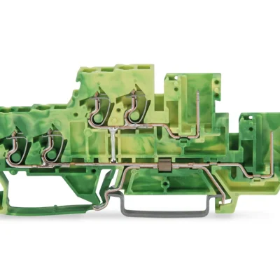 WAGO Svorka 870-1137 dvoupatrová 4vodičová pro ochranný vodič 2,5 mm², zelenožlutá Ihned K Objednání