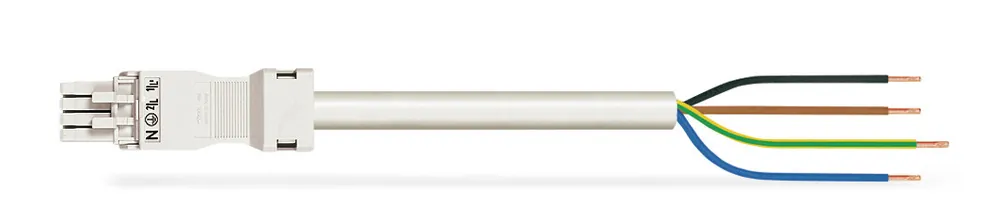 WAGO Konektor 891-8994/106-802 Konfekcionovaný s propojovacím Konektorem  Zdířka / otevřený konec, bílá Luxusní