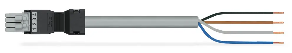 Koupit Online WAGO Konektor 891-8994/106-803 Konfekcionovaný s propojovacím Konektorem  Zdířka / otevřený konec, šedá