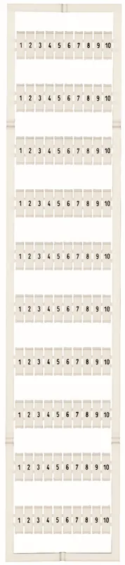 WAGO Štítek WMB s potiskem číselná řada 1-10 1ks = 100 štítků Poslední Šance