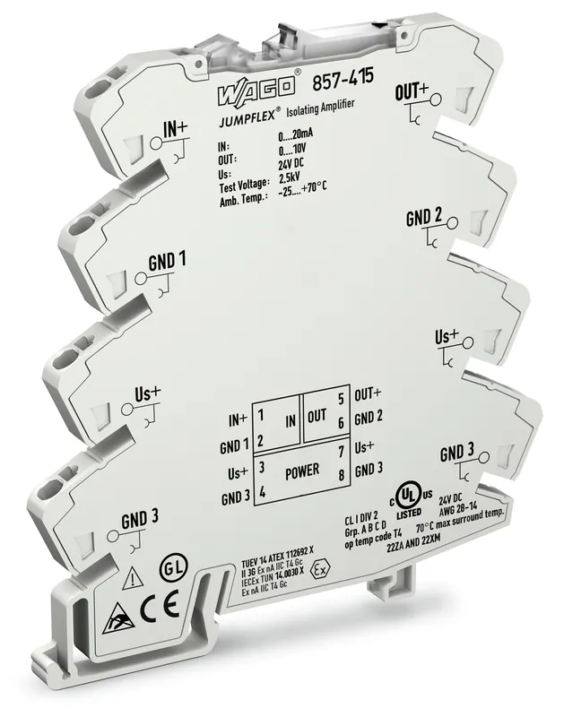 857-415 Isolation amplifier fixed for vo Limitovaná Edice