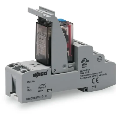 858-305 Coil voltage: DC 48 V 4 changeov Super Cena