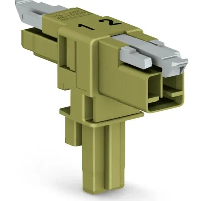 Zlevněný 890-1602 1 x plug / 2 x socket 2-pole, l