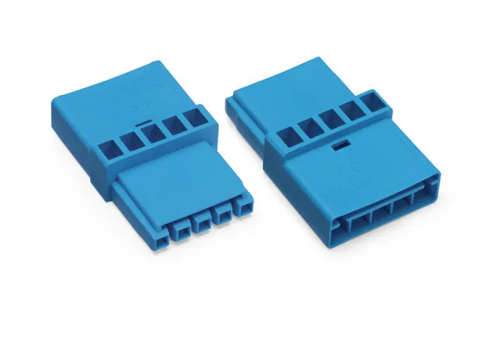 890-619 1 x plug / 1 x socket 5-pole, bl Odeslání Ihned