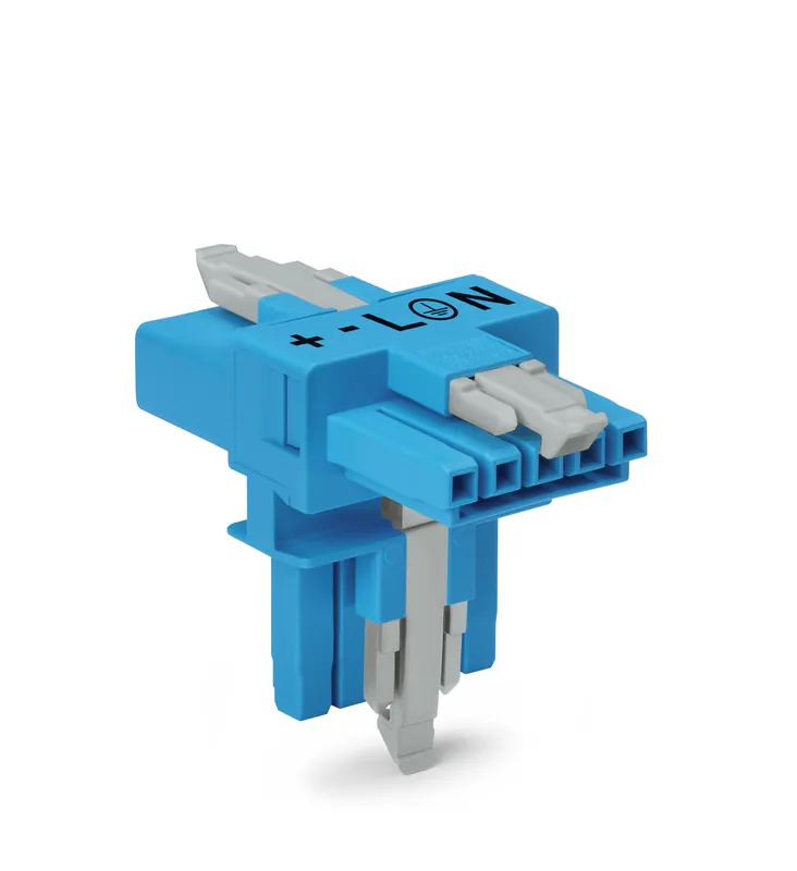 890-620 1 x plug / 2 x socket 5-pole, bl Levný