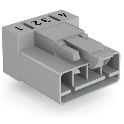 SK0231540-CZ20260306-083626-0-1772757395-pim-1585387_1 Zlevněný WAGO Konektor 890-854/011-000 na desky plošných spojů Úhlové provedení 4pólová, šedá