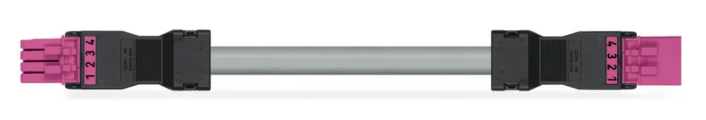 Značkový WAGO Kabel 891-8994/005-507 Konfekcionovaný propojovací Zásuvka–zástrčka, růžová