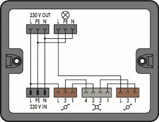 Autentický 899-631/305-000 Cross circuit 1 INPUT, b