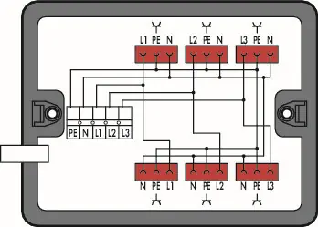 Profesionální 899-631/339-000 Three-phase to single-ph