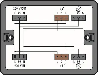 899-631/363-000 Single-pole switch circu Vrácení Zdarma